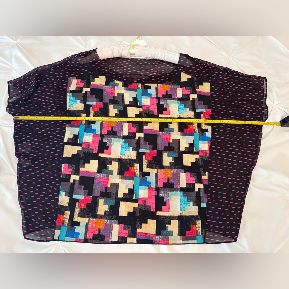 RACHEL Rachel Roy Multicolored  Dolman Sleeve Blouse - Picture 6 of 8